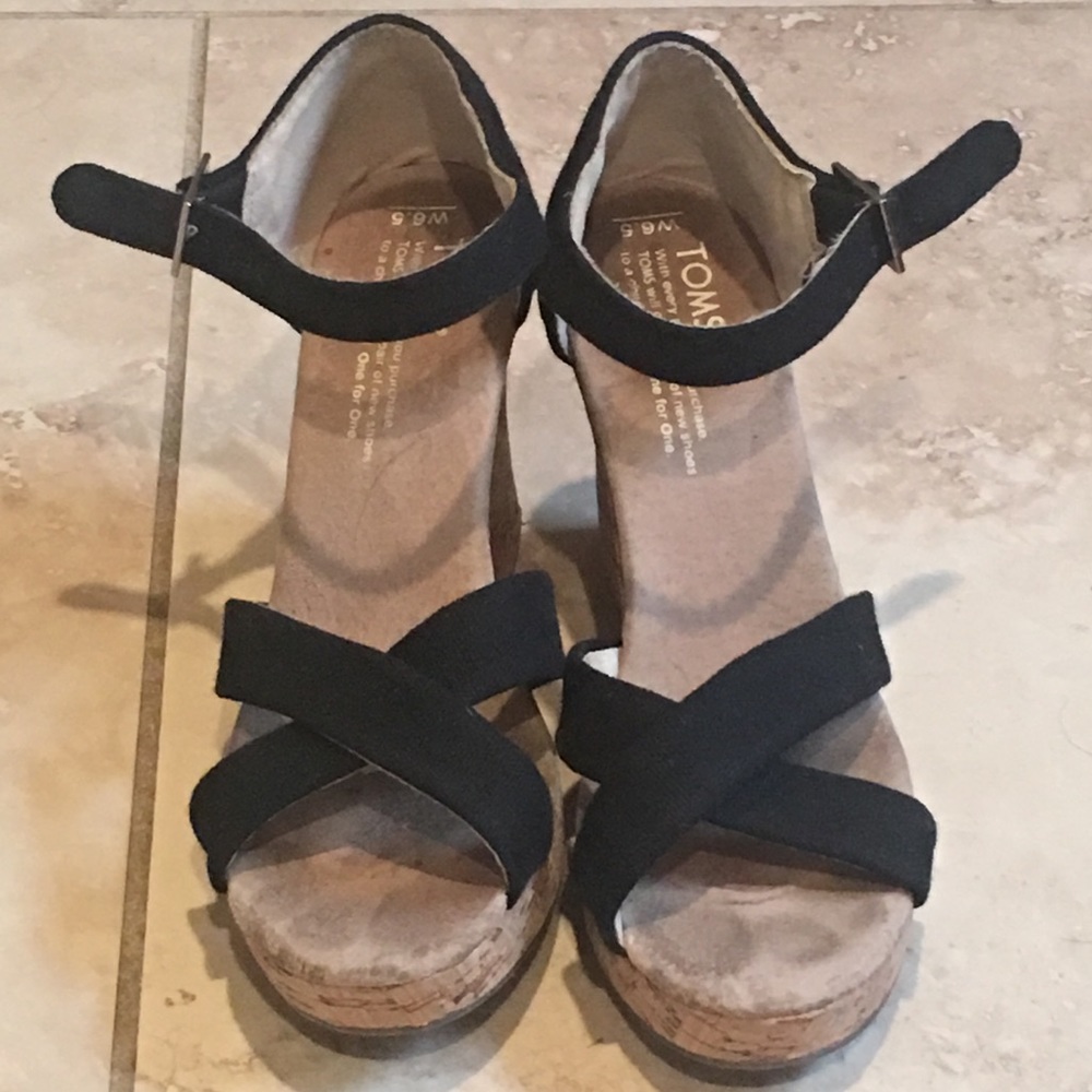 Toms Wedges Sz 6.5